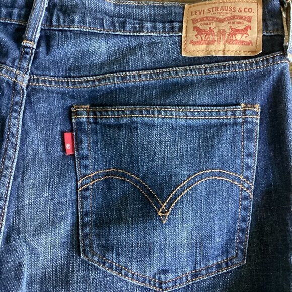 Boyfriend Style Sz 36 x 25-1/2 Denim Blue Jeans 95M - Picture 9 of 13